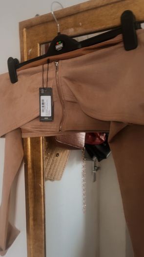 PLT faux suede Co ord outfit size 12 petite