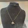 Vintage Style Accessorize Elephant Pendant Necklace Signed Image 6