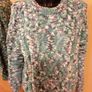 Wool Mix Aran Hand Knit Jumper Large New Image 2