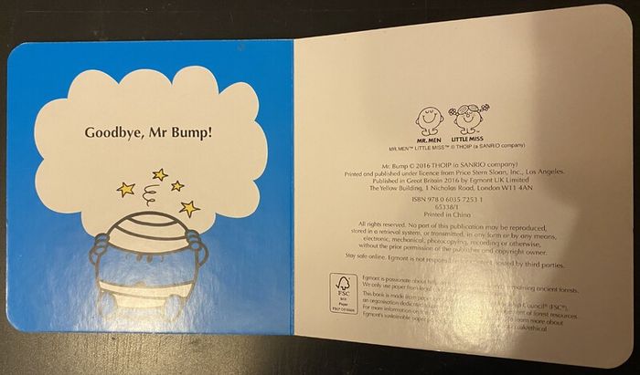 Roger Hargreaves Mr. Bump