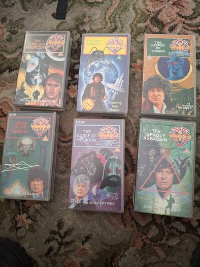 Doctor Who VHS Tapes 47 separate titles in very good condition