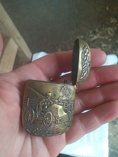 Brass motoring vesta case