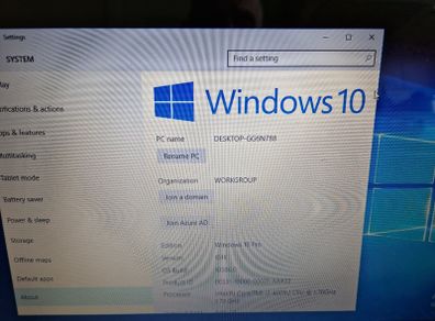 Toshiba Satellite L50-B-2FC. 8GB Ram, 1 Terrabyte HDD, Windows 10 Pro, Microsoft Edge, Chrome