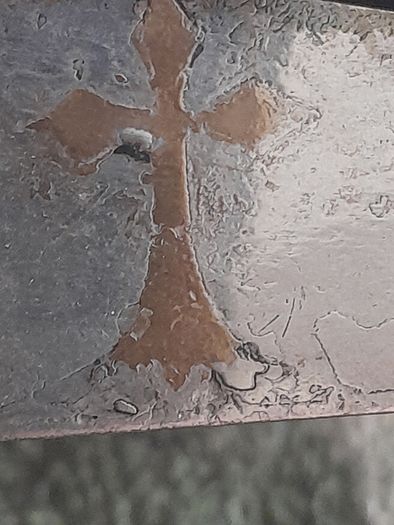 old silver plate religious box