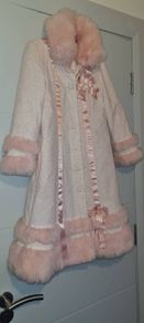 girl pink coat