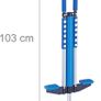 Children, Jumping Stick up to 60 kg, Padded, Outdoor Kids Game, Non-Slip, Stainless Steel, Blue, Plastic, Foam, 103 x 29 x 6 cm Image 3