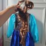 Anna's costume with a wig size 5-8 years Image 5