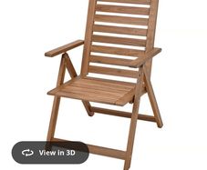 Outdoor dining table and chairs