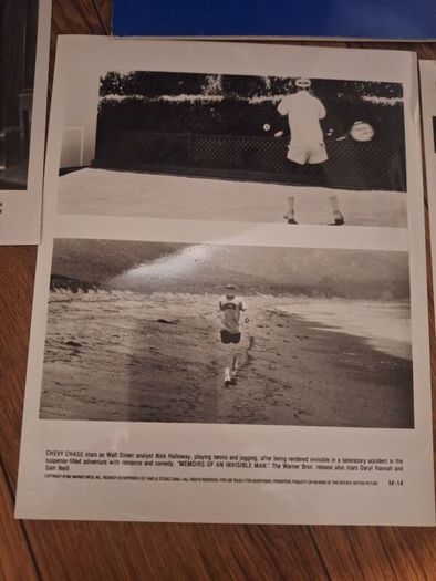 Memoirs Of An Invisible Man Press Kit Chevy Chase 1992
