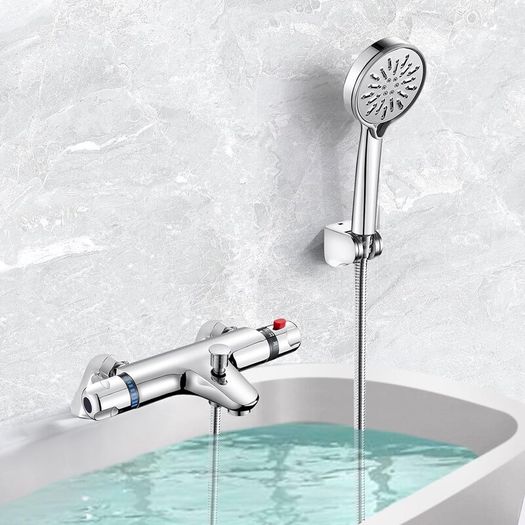 Thermostatic Bath Shower Mixer Tap Thermostatic Bath Mixer Taps With Shower Solid Brass ...