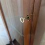 Vintage Arnotts Mahogany Display Cabinet | Original 1983 Tags, Key & Interior Light Image 3