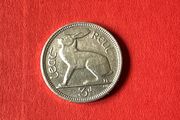 Vintage Irish Three Pence Coin - 1968