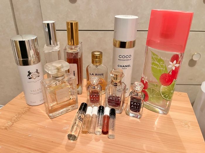 Designer & Niche Perfume Bundle Lot Chanel, Kayali, Parfums de Marly, Elizabeth Arden & Samples