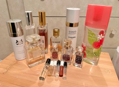 Designer & Niche Perfume Bundle Lot Chanel, Kayali, Parfums de Marly, Elizabeth Arden & Samples