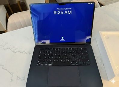 Apple MacBook Air 15 Midnight Blue 256GB SSD, Apple M2, 8GB RAM 2023 Laptop