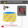5m Self-Adhesive DC 5V Low Voltage COB LED Light Strip Self-Adhesive & Cuttable Plug & Play Image 4