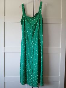 Warehouse polkadot midi dress 12