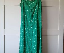Warehouse polkadot midi dress 12