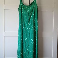 Warehouse polkadot midi dress 12