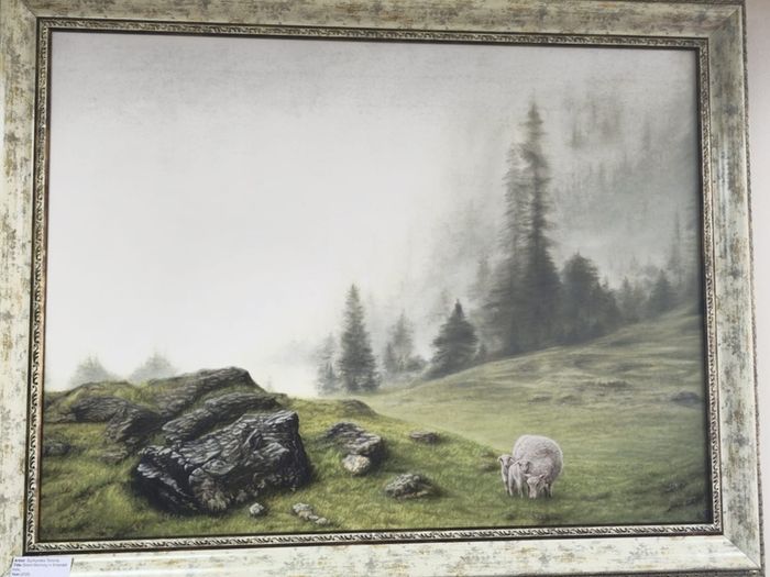 Original Oil Painting  - Emerald Silence