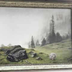 Original Oil Painting  - Emerald Silence
