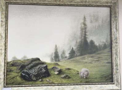 Original Oil Painting  - Emerald Silence