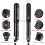 2 In 1 Fast Heat UP Tourmaline Ceramic Professional Steam Hair Straightener Curler For Salon Straightening Iron Styling Image 2
