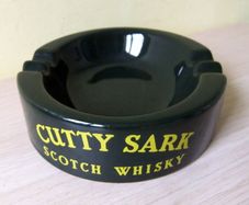 Wade Cutty Sark Ash Tray Dark Green