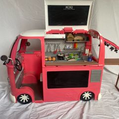 Our generation food truck, bathtub, picnic table, dolls, and clothes