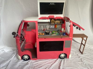 Our generation food truck, bathtub, picnic table, dolls, and clothes