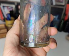 120 - Vintage Cork City Kiloh Clear Glass Lemonade Soda Kali Seltzer Water Embossed Lettering Decorative Collectible Bottle