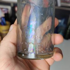 120 - Vintage Cork City Kiloh Clear Glass Lemonade Soda Kali Seltzer Water Embossed Lettering Decorative Collectible Bottle