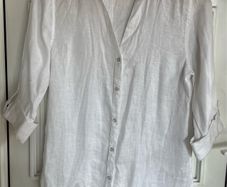 White linen shirt