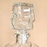 Vintage French Glass Decanter / Carafe, Mid Century, Whitefriars Style Image 4