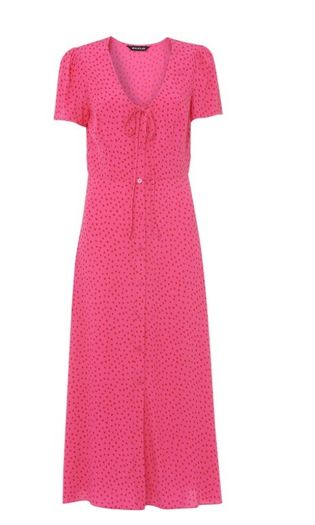 whistles Heidi Spot print dress size 8