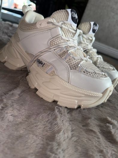 White Ivory Buffalo Saturn Chunky Trainers UK 5 / EU 38