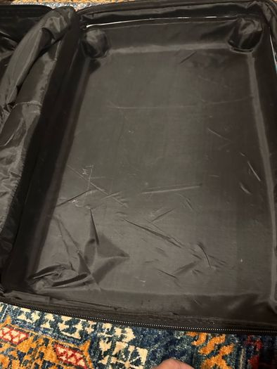 Lugage suitcase large expandable with transparent front