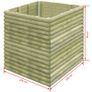 Garden Raised Bed 106x106x96 cm Impregnated Pinewood Image 5