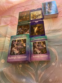 Fairy tarot cards by Radleigh Valentine.