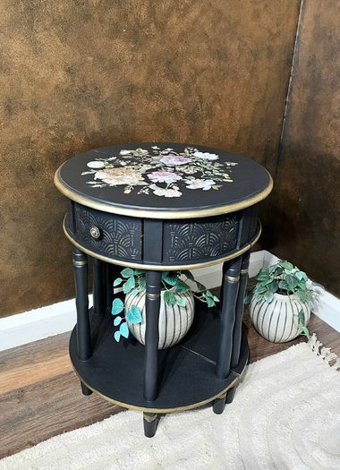 Half moon side tables / Nightstands
