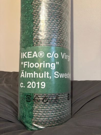 IKEA rug - Virgil Abloh "Wet Grass" Markerad