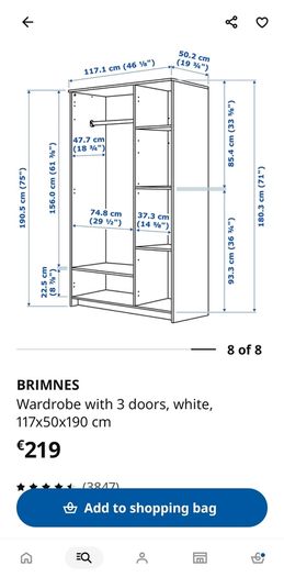 IKEA Brimnes Wardrobe