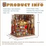 DIY Dollhouse Miniature Kit with Furniture 3D Wooden Miniature House Miniature Dolls House kit Creative Gift (FREE POSTAGE) Image 5