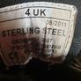 STERLING Waterproof steel toe cap work boots Size UK 5 EU 38 women boys junior work wear foot wear Image 5