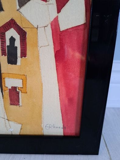 Original water colour and pencil