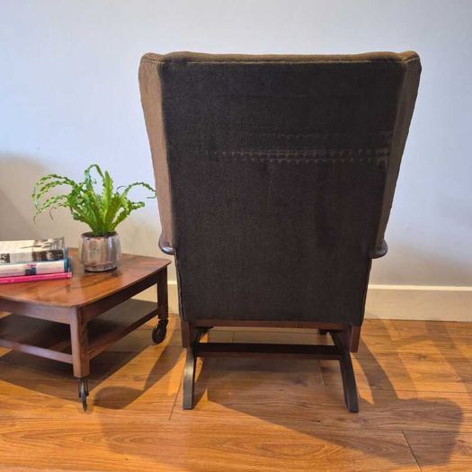 Vintage 1960s Mid-Century Mid-Century Platform Rocker