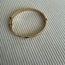 Stunning Vintage Mid-Century 9ct Gold "B.Core" Geometric Faceted Hinged Bangle Image 4