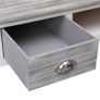Writing Desk Grey 110x45x76 cm Wood Image 9