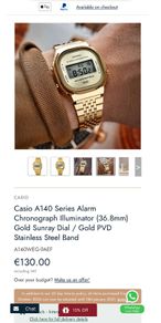 Casio Vintage A140WEG-9AEF Gold