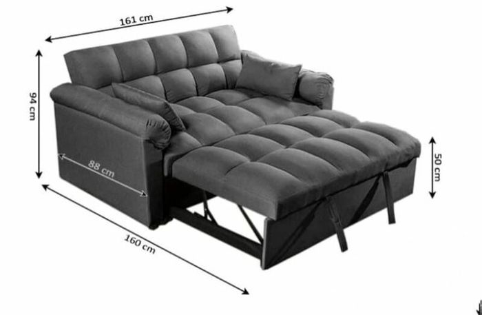 Pull Out Double Sofa Bed - Perfect for Small Space
